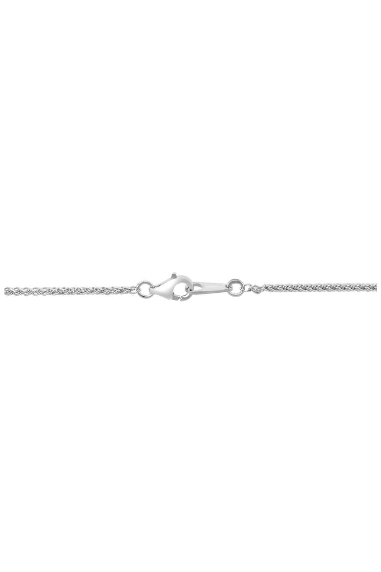 Sapphire & Diamond Circle Pendant Necklace, Alternate, color, BLUE