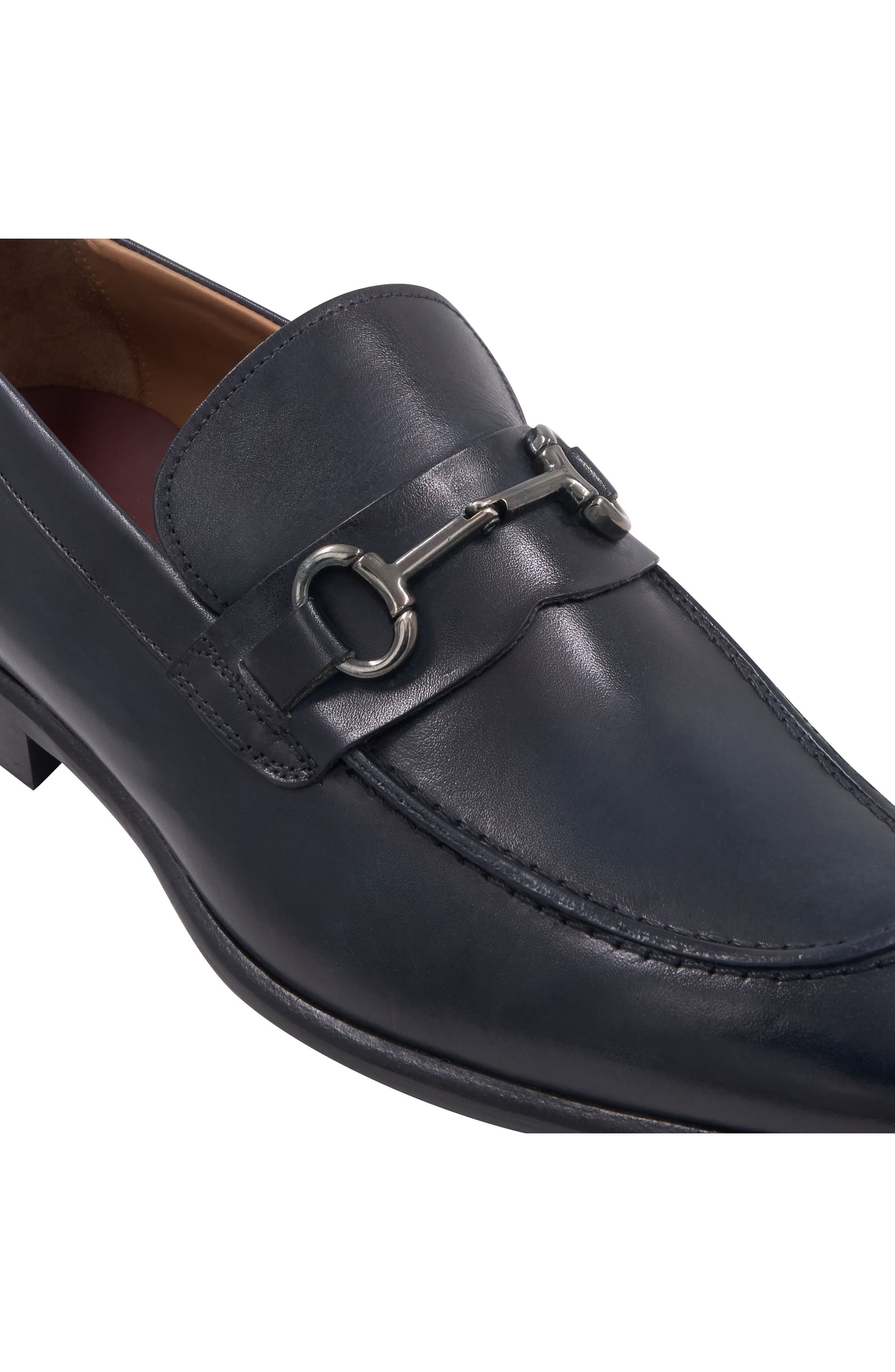 Bruno Magli Alessandro Bit Loafer, Alternate, color, Blue