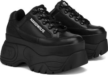 ◆Naked Wolfe 最新作◆ウルフ スプリンター スニーカー/Black◆ Sprinter Black Leather