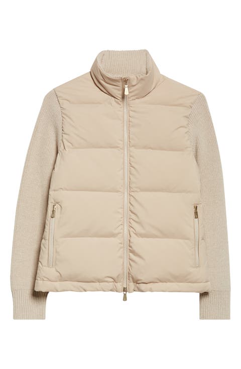 Diamond Quilted Down Jacket