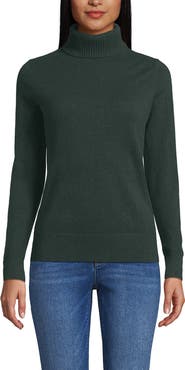 Lands' End Cashmere Turtleneck Sweater