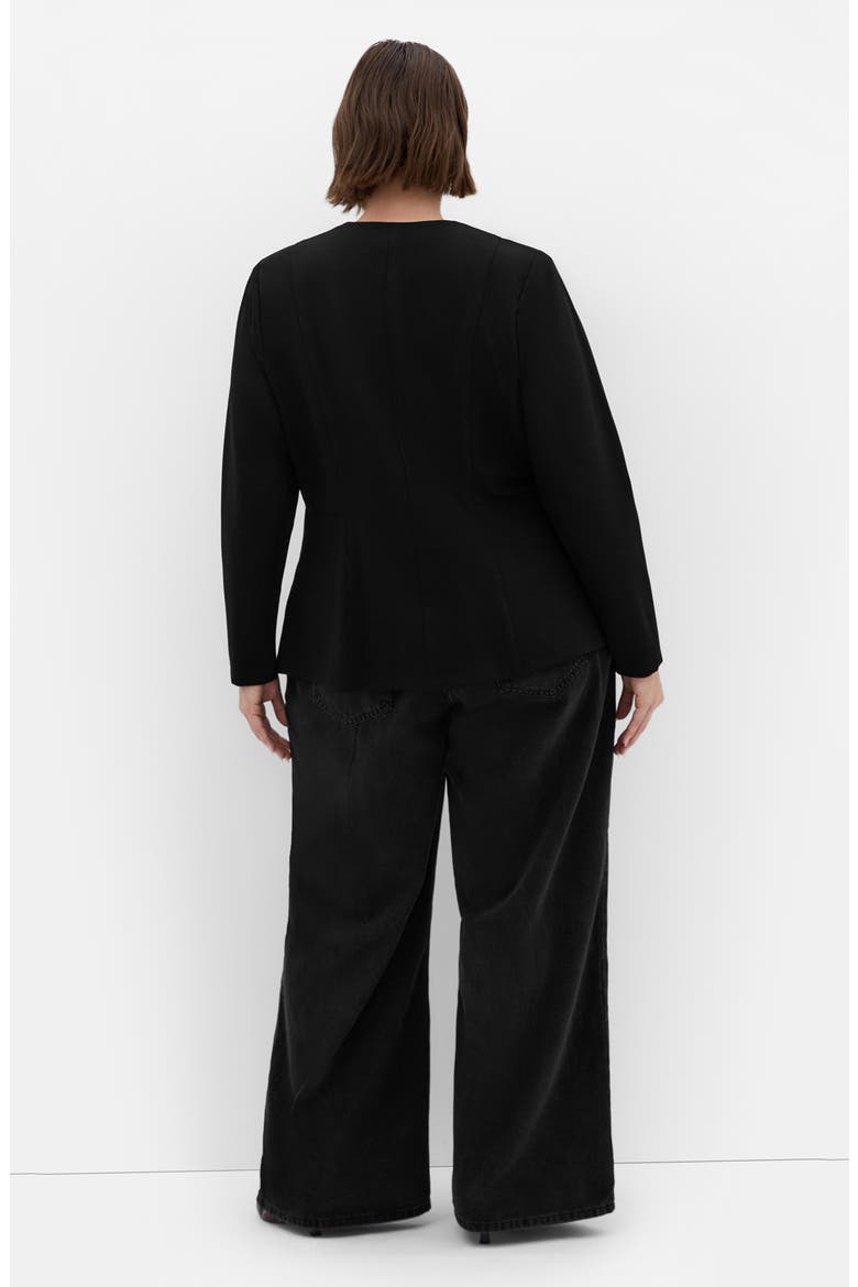Peyton Ponte Jacket, Alternate, color, BLACK