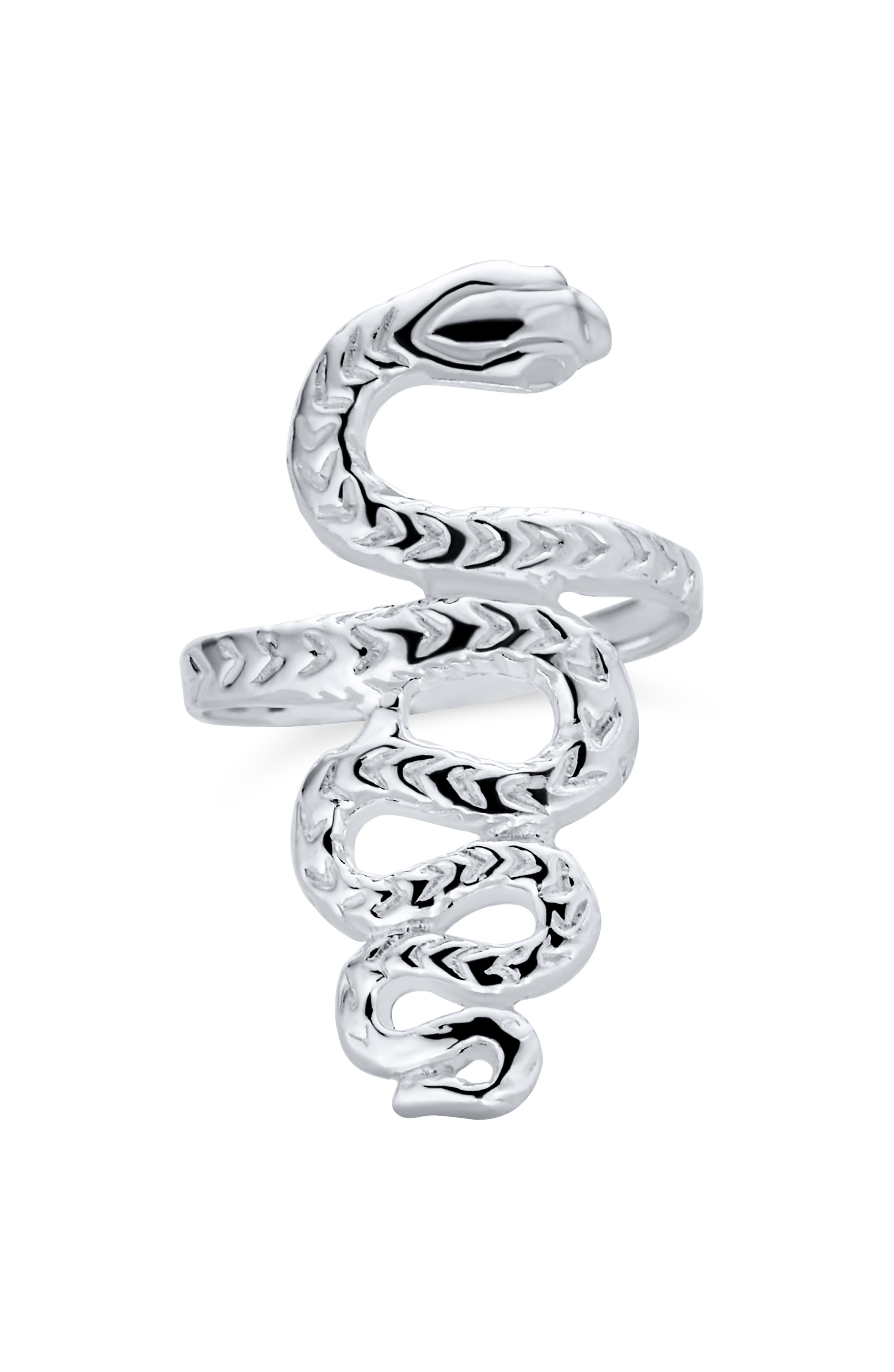 BLING JEWELRY Egyptian Coil Snake Ring