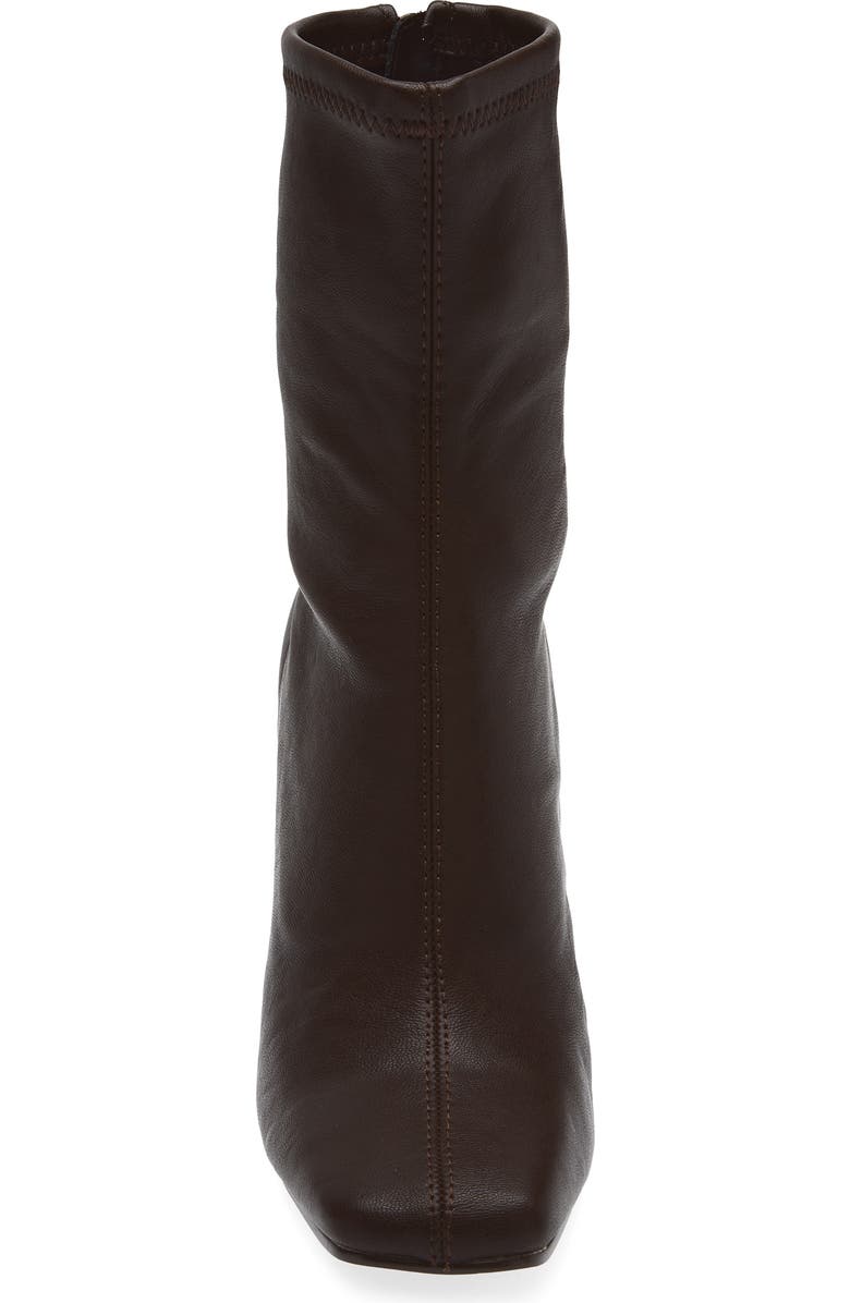 Steve Madden Khelan Square Toe Bootie, Alternate, color, Brown