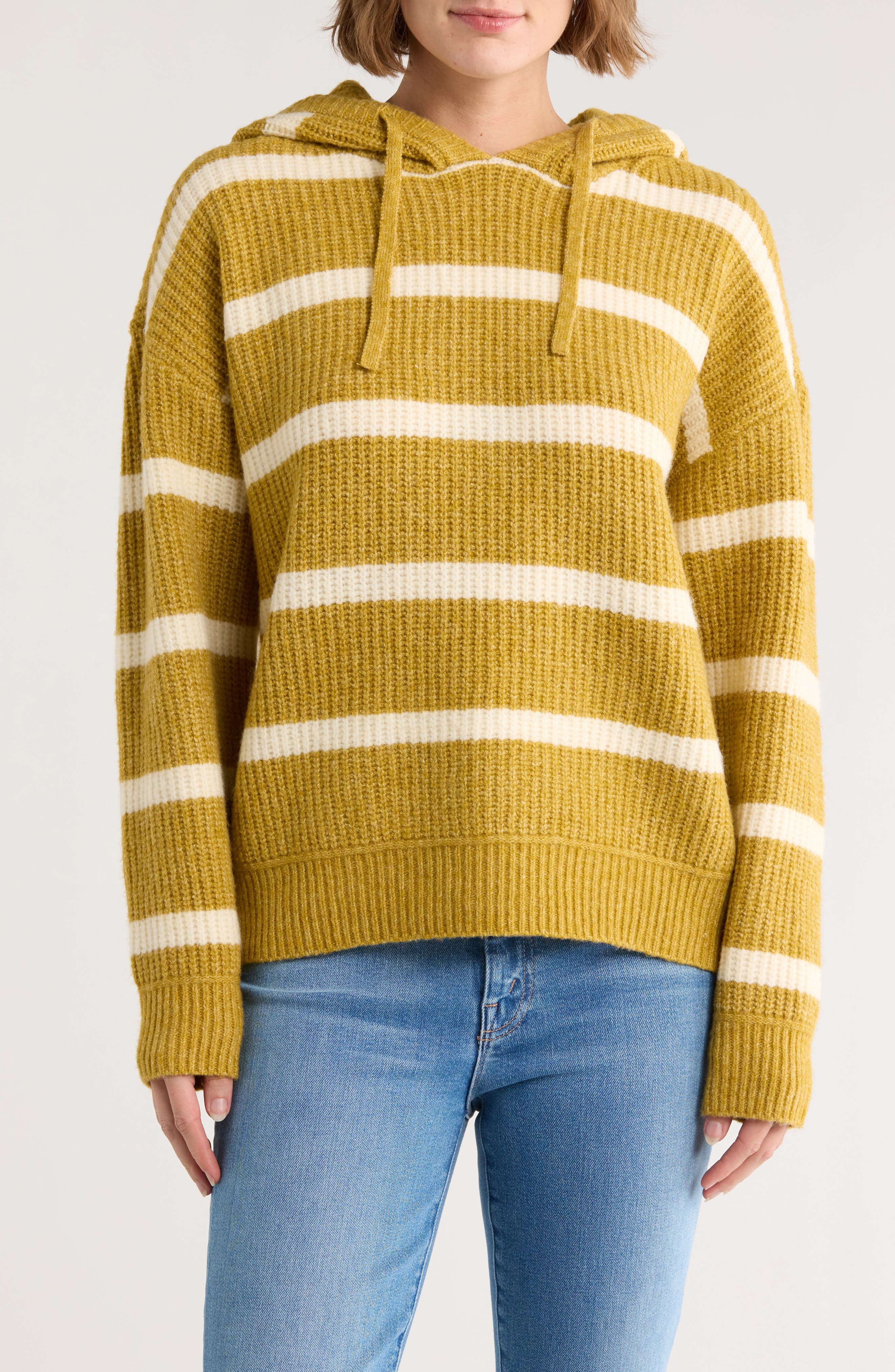 Stripe Hooded Sweater - image 5
