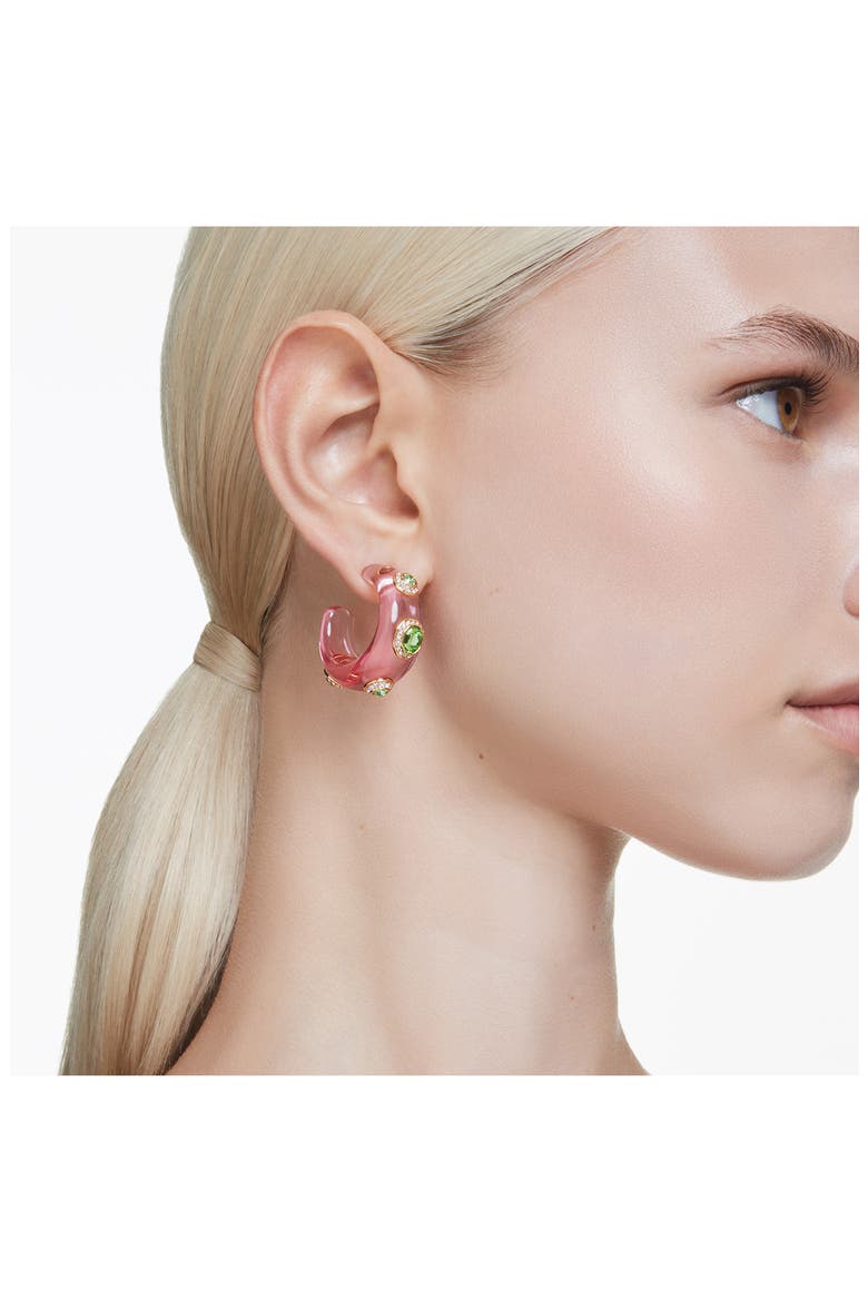 Dulcis Hoop Earrings, Alternate, color, MULTI