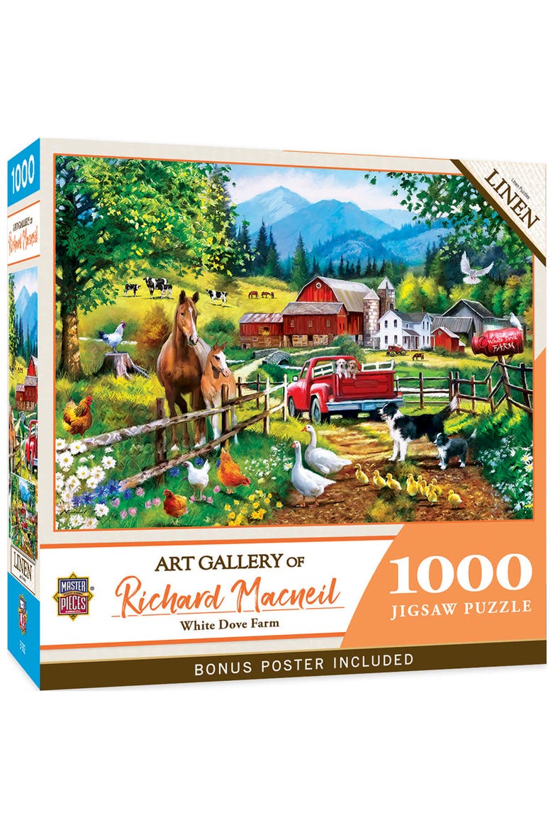 White Dove Farm 1000 Piece Jigsaw Puzzle, Main, color, Multicolor