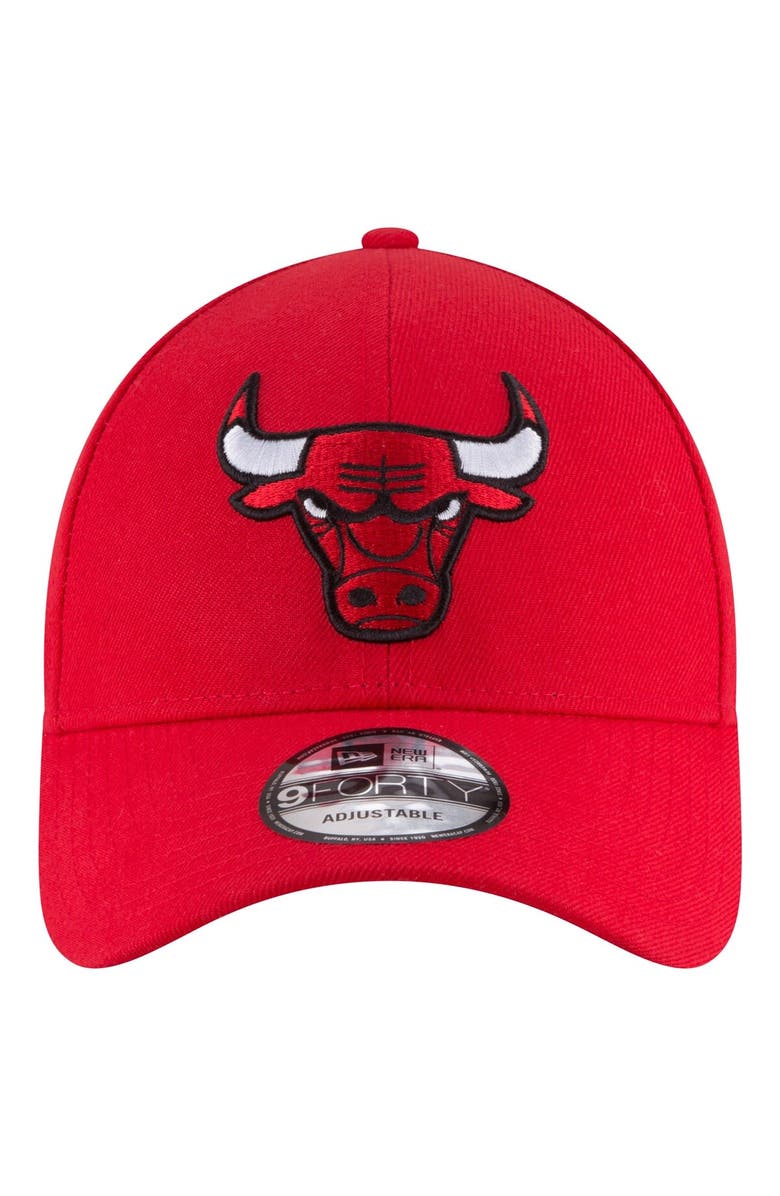 New Era Men's New Era Red Chicago Bulls The League 9FORTY Adjustable Hat, Alternate, color, 