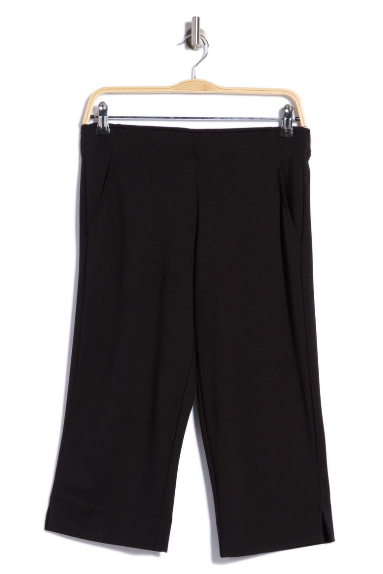 Pull-On Capri Pants, Main, color, BLACK-BLACK