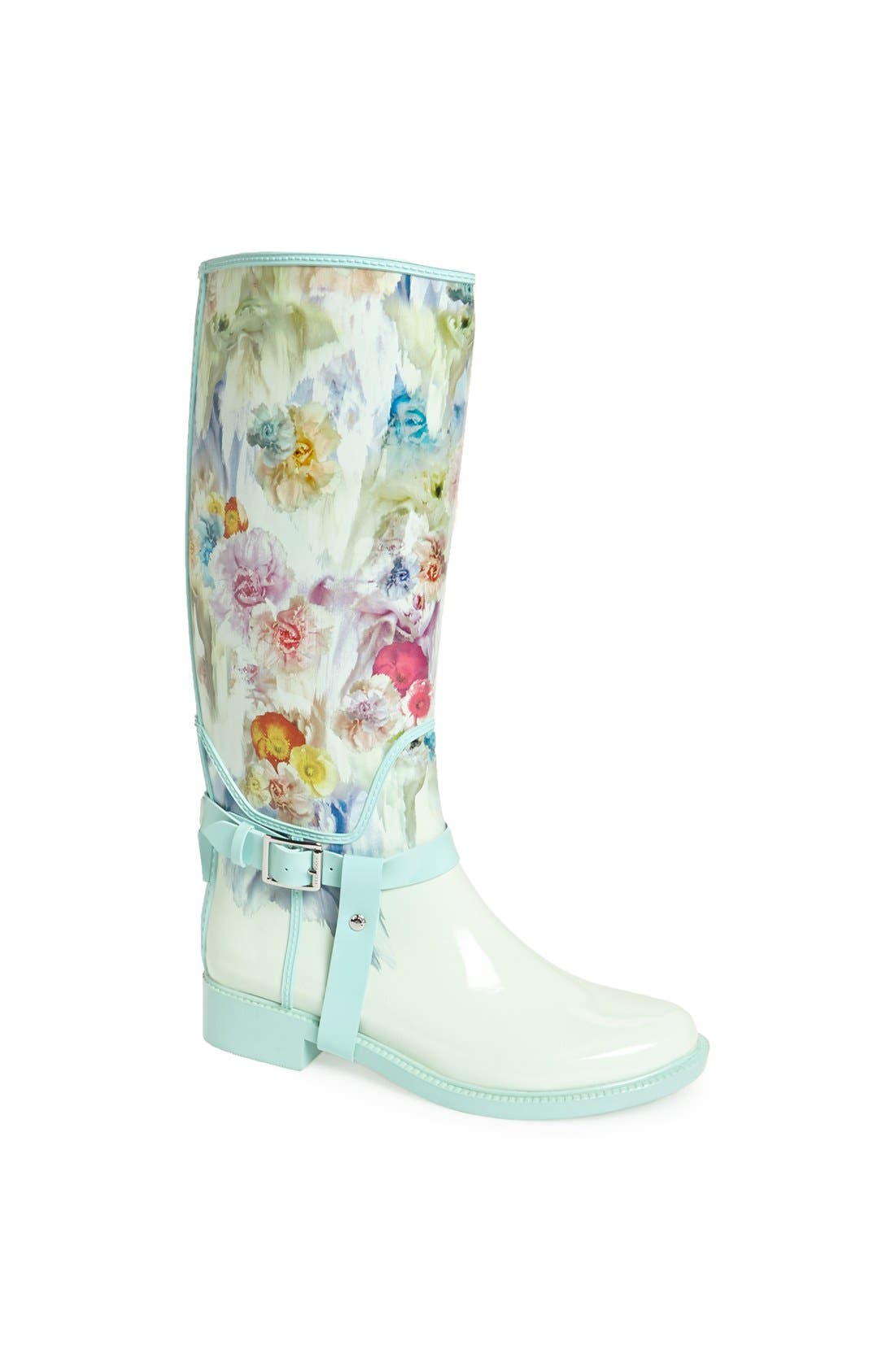 'Atiri' Rain Boot, Main, color, GREEN MULTI