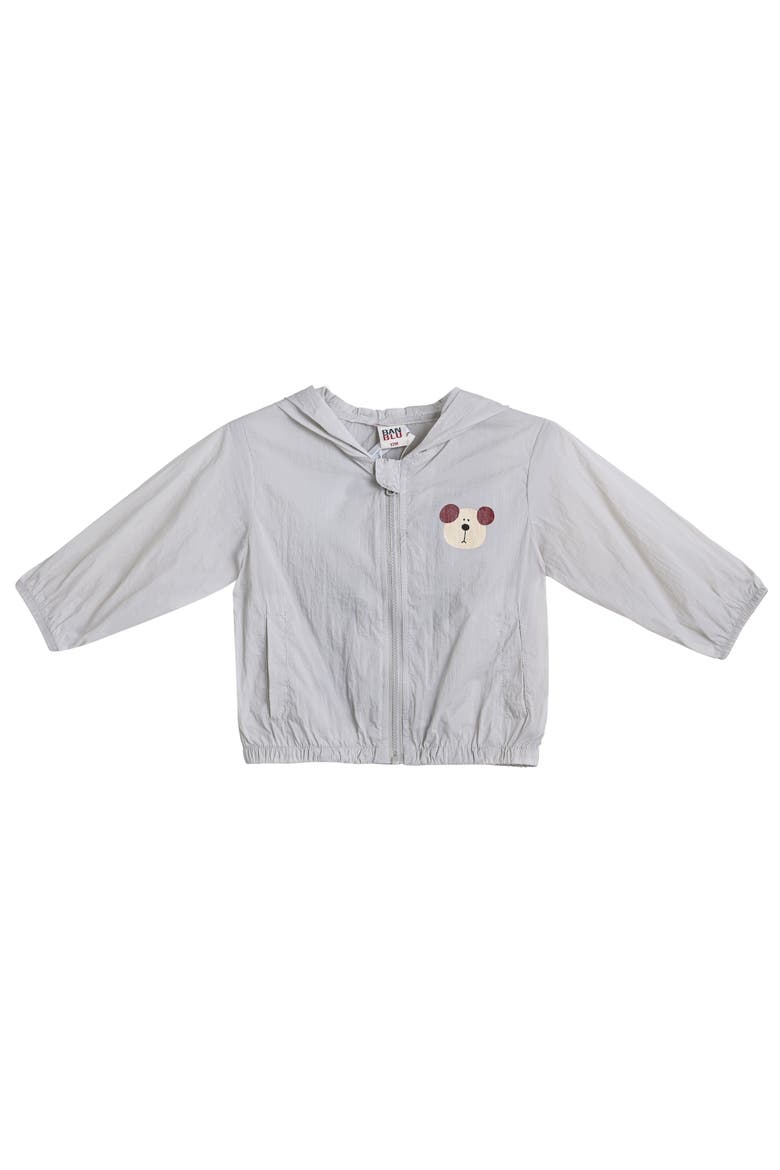 Pocket Hooded Jacket, Alternate, color, Grey