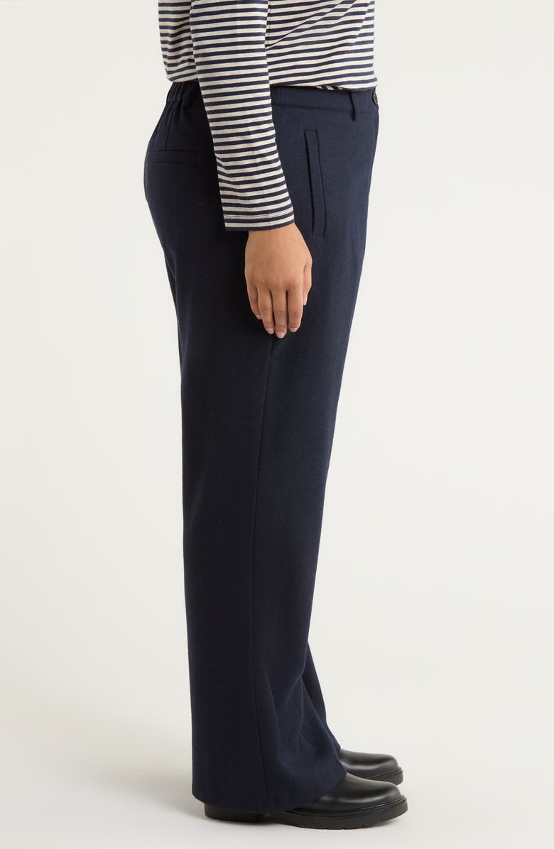 Seasalt Cornwall Lowena Straight Leg Recycled Wool Blend Pants, Alternate, color, Maritime