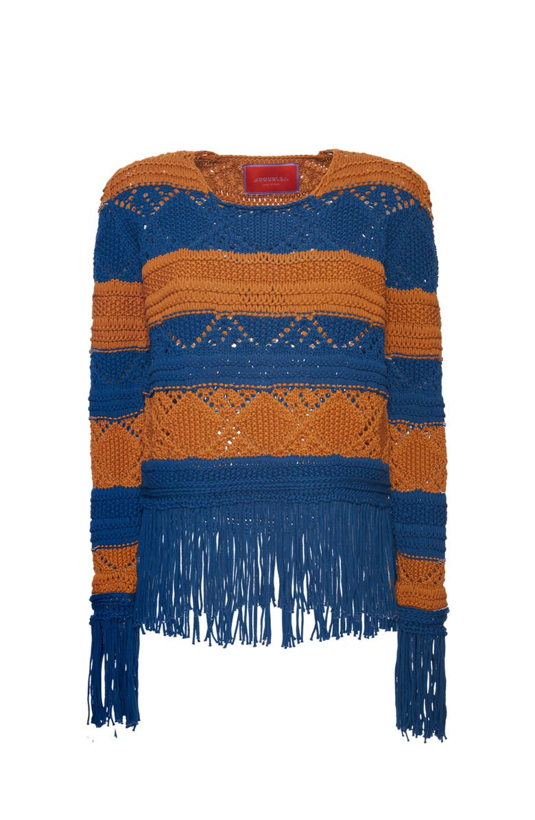 La DoubleJ Playa Sweater Blue Petrol, Alternate, color, Blue Petrol