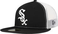 New Era Men's New Era Black Chicago White Sox Team Color 59FIFTY Trucker Fitted Hat