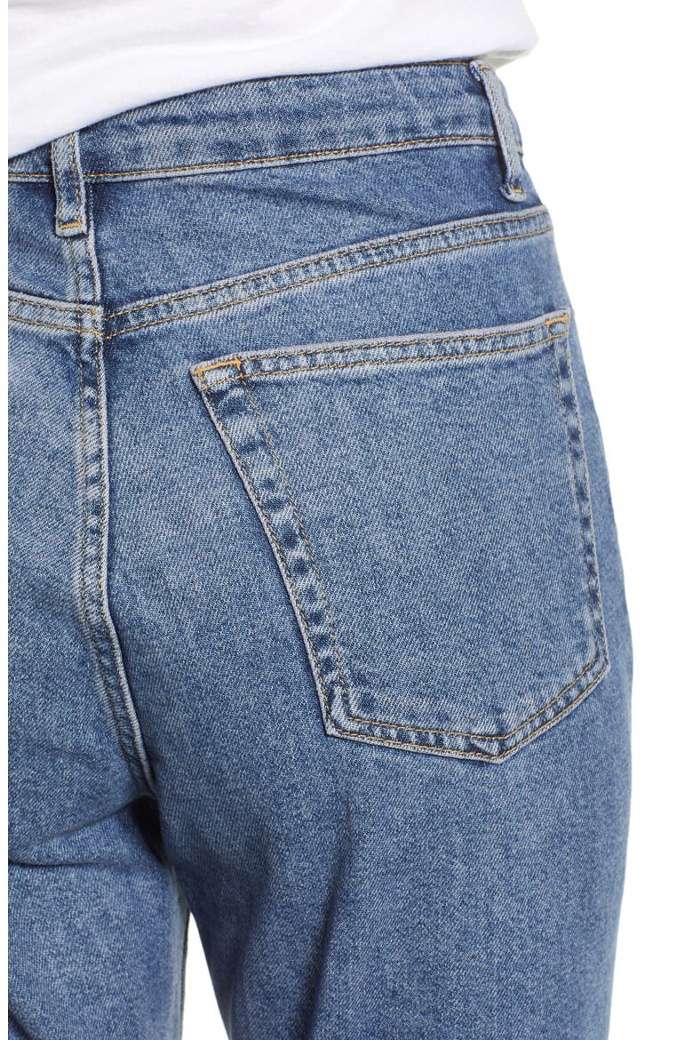 Straight Leg Jeans, Alternate, color, MID DENIM