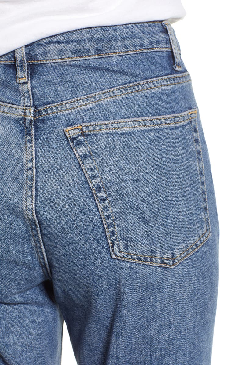 Topshop Straight Leg Jeans, Alternate, color, 