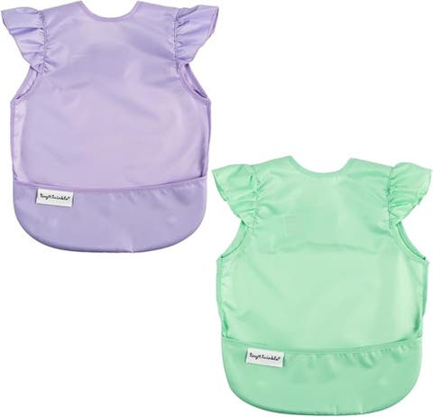 Mess-proof And Tug-proof Closure Apron Bib 2 Pack (baby)