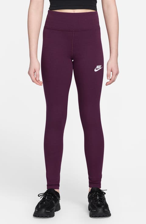 Kids' Sportswear Classics High Waist Leggings (Big Kid)