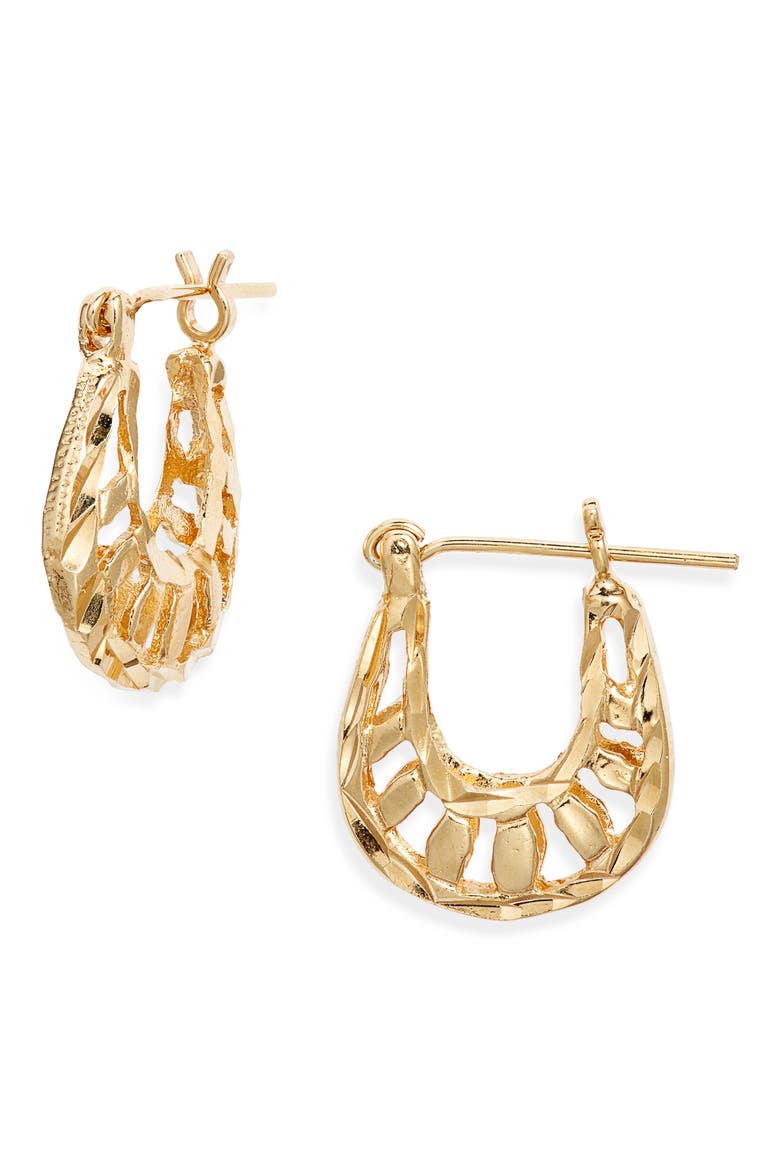 Louise Hoop Earrings, Main, color, GOLD