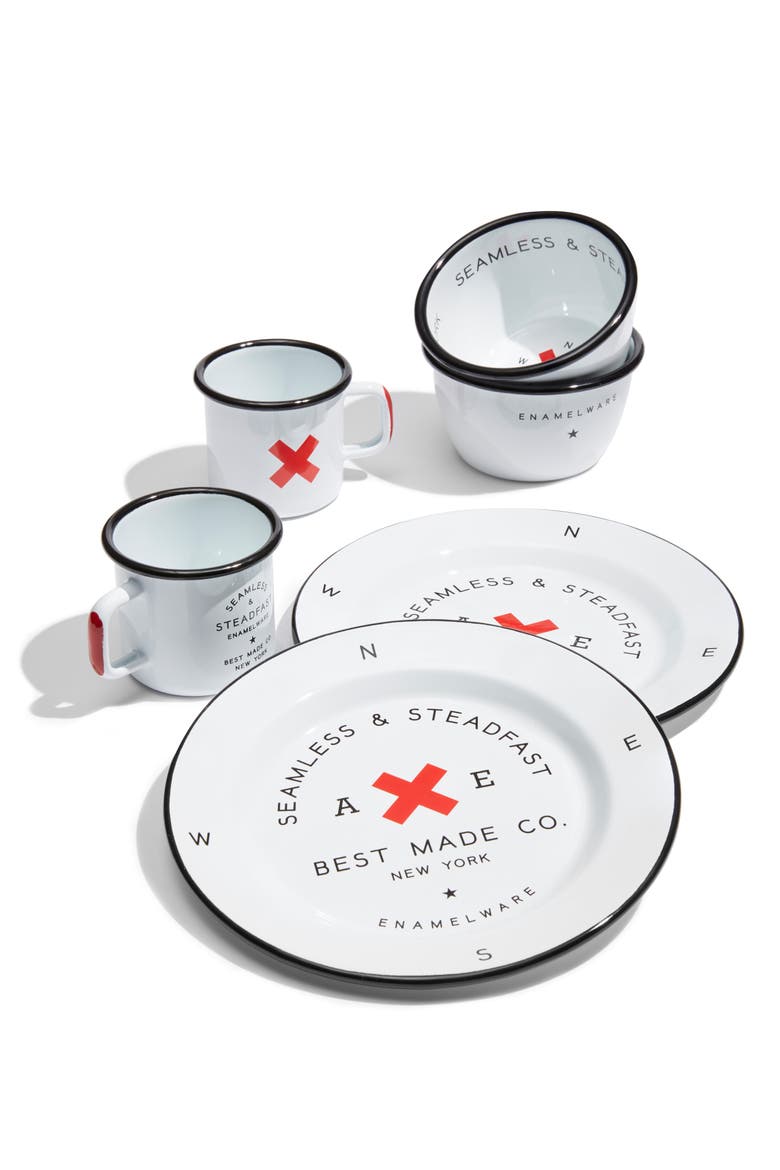 Seamless & Steadfast Enamel Gift Set, Main, color, WHITE
