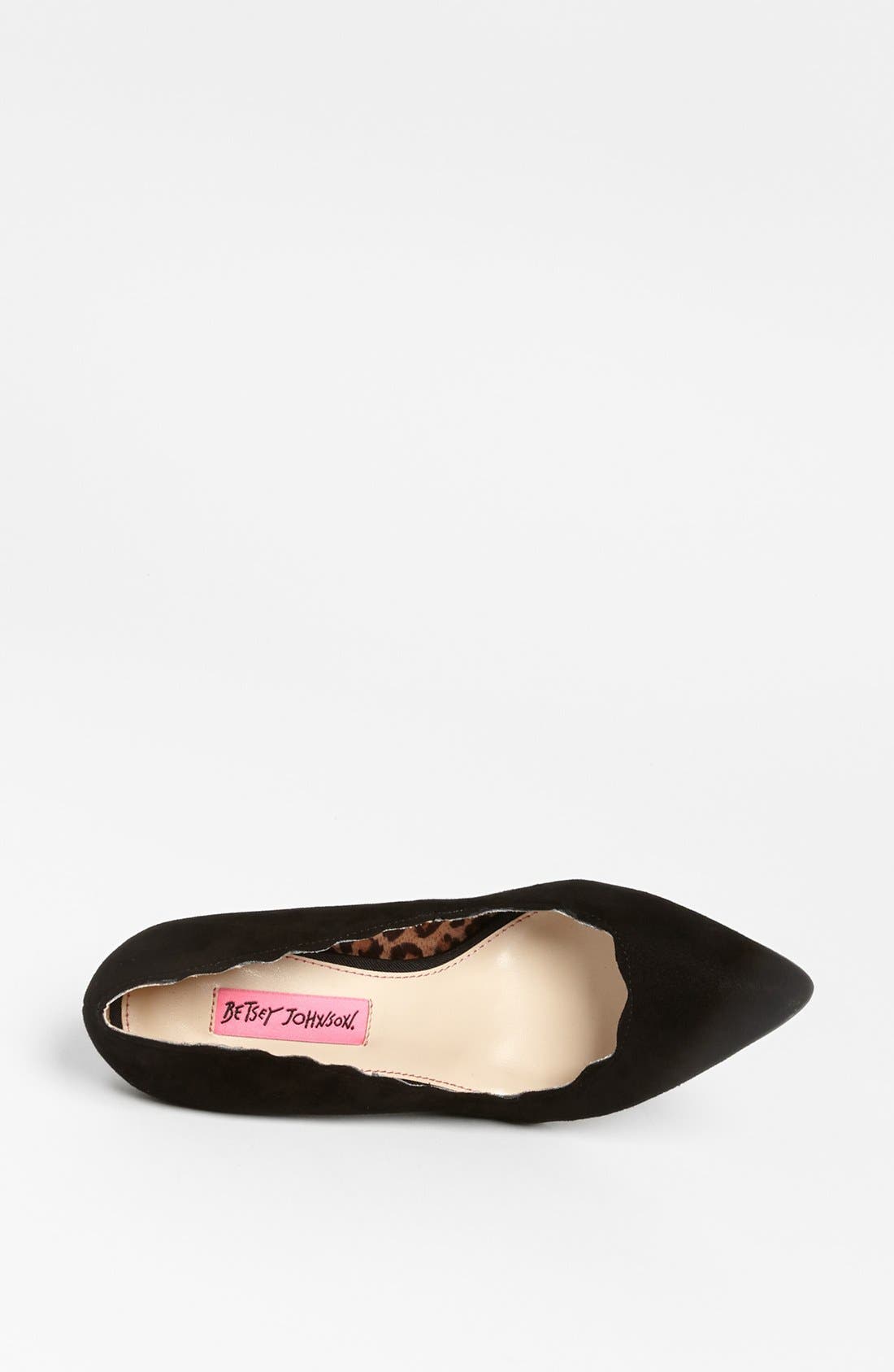 'Aavery' Pump, Alternate, color, BLACK SUEDE