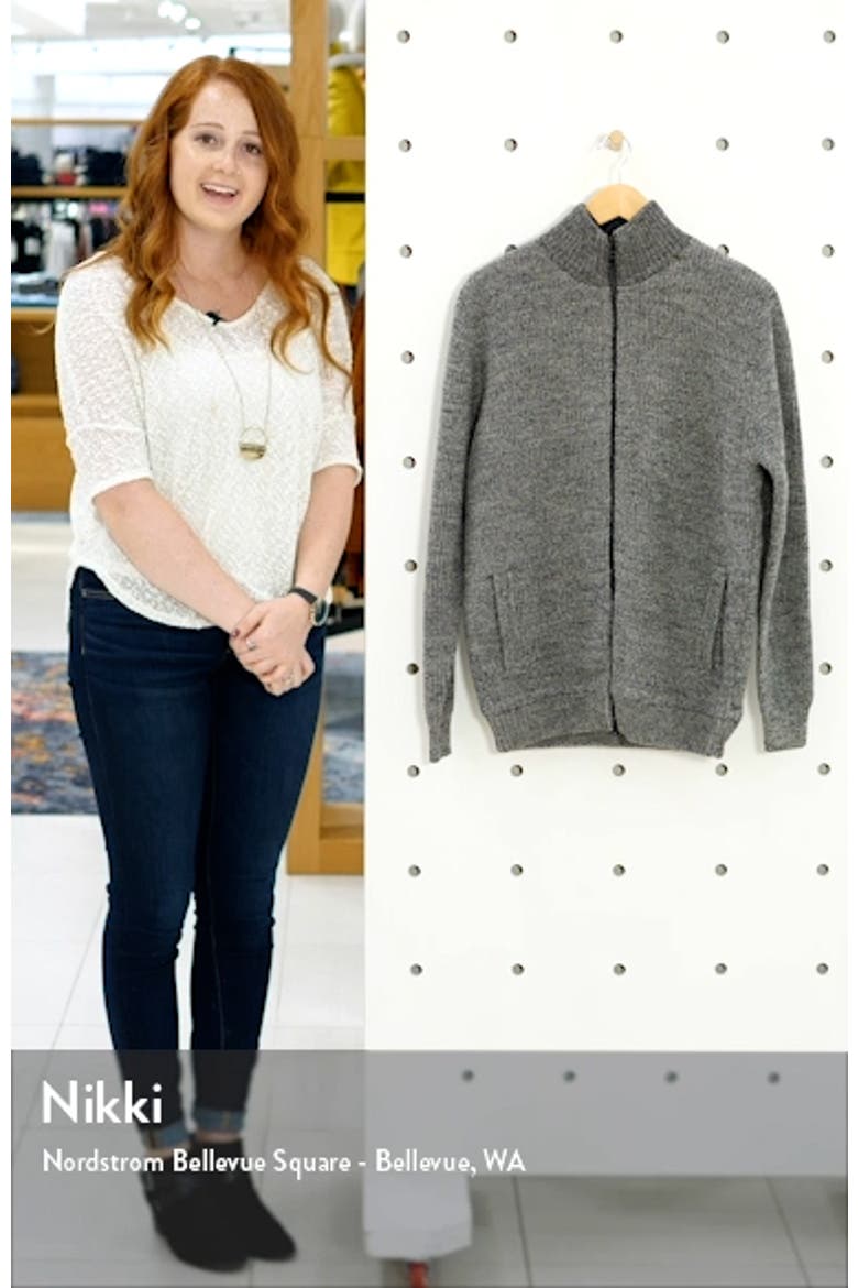 Halcombe Full Zip Wool Sweater video