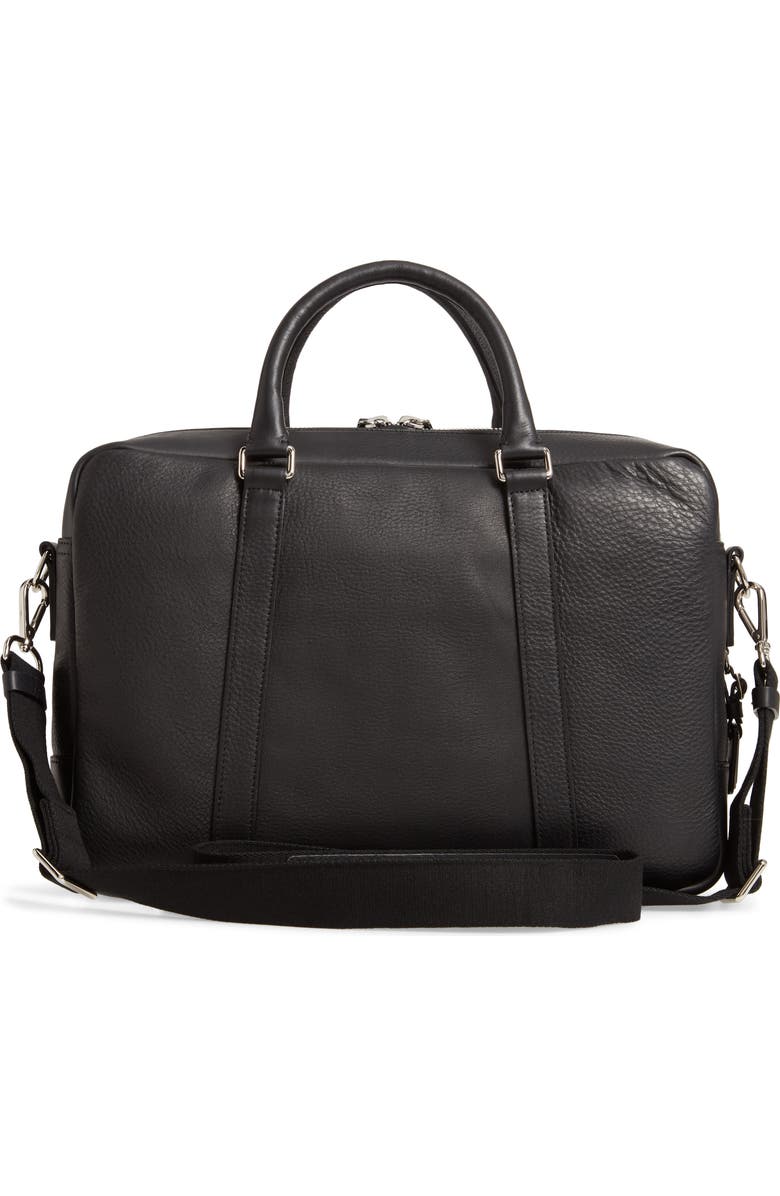 Shinola Signature Leather Slim Briefcase, Alternate, color,