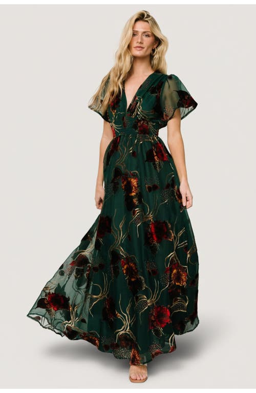 Baltic Børn Valen Maxi Dress in Jade Multi at Nordstrom, Size X-Small