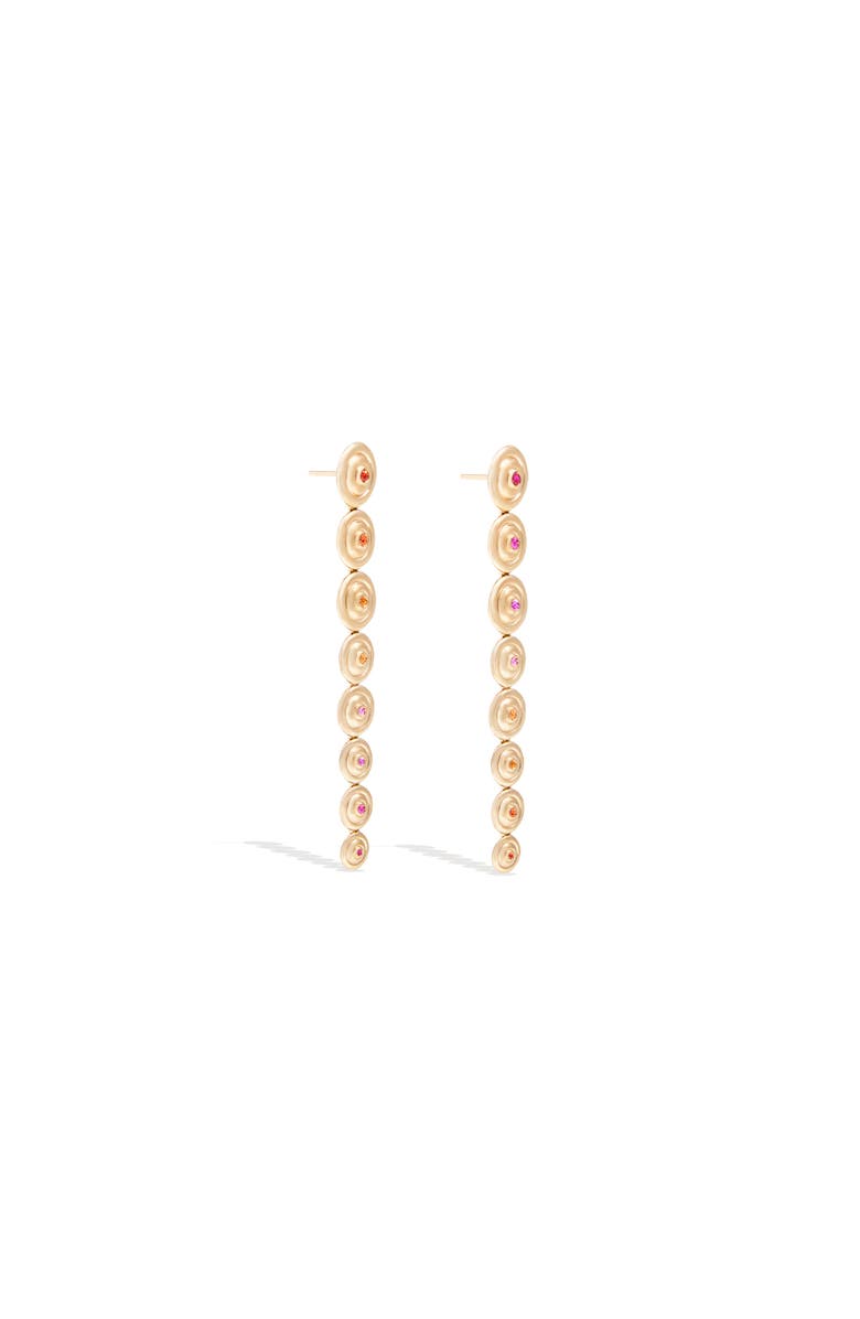 Campbell + Charlotte Evolve Shoulder Duster Earring, Alternate, color, Sapphire-Gold