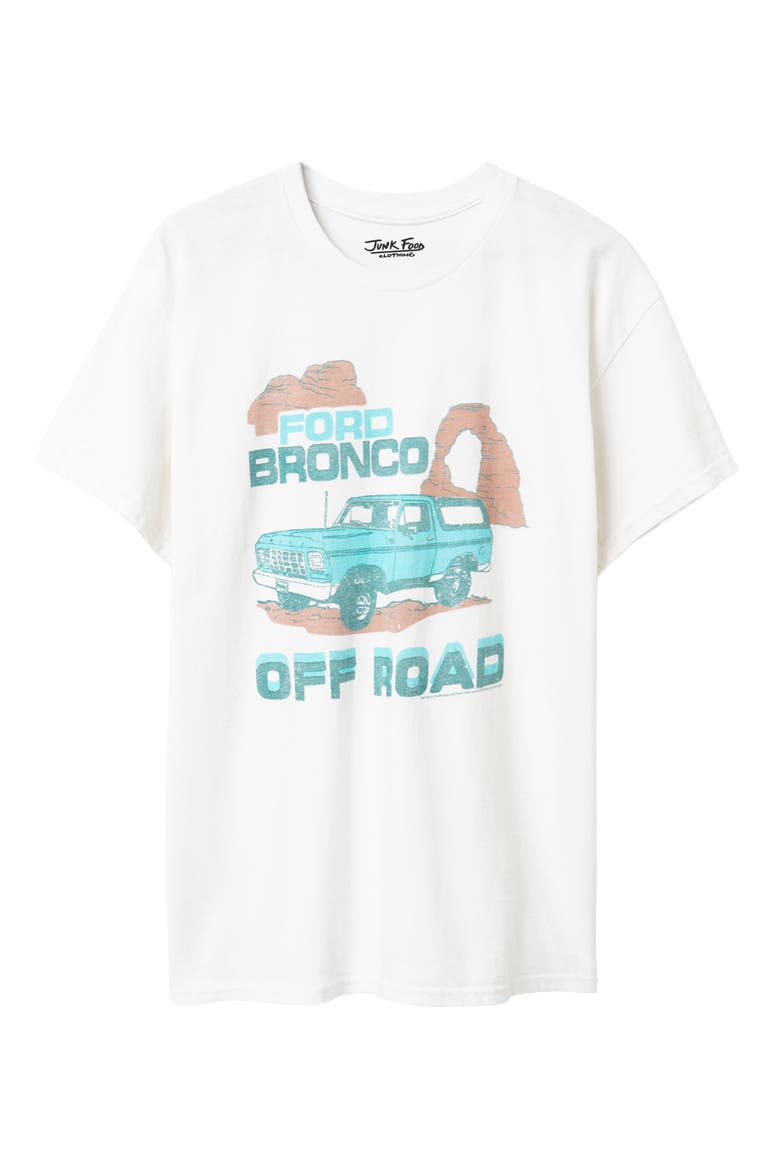 Bronco Off Road Graphic T-Shirt, Alternate, color, WHITE