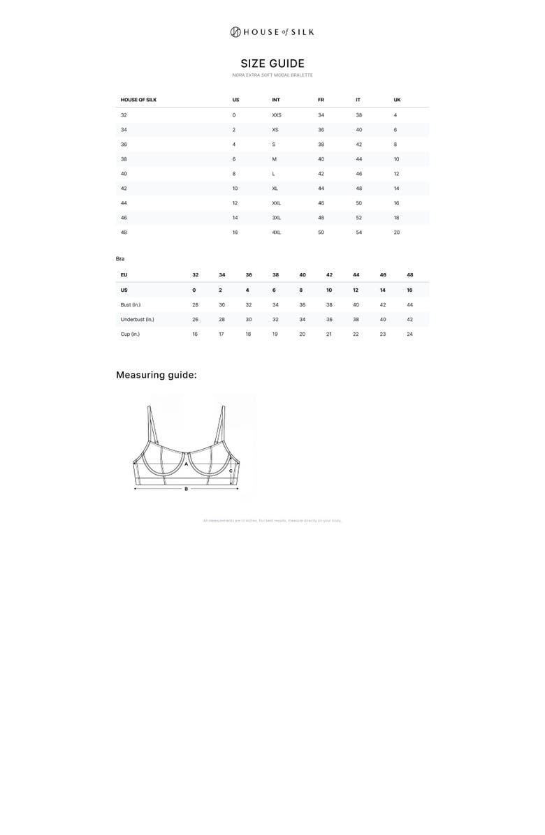 House Of Silk Nora Extra Soft Modal Bralette, Alternate, color, Black