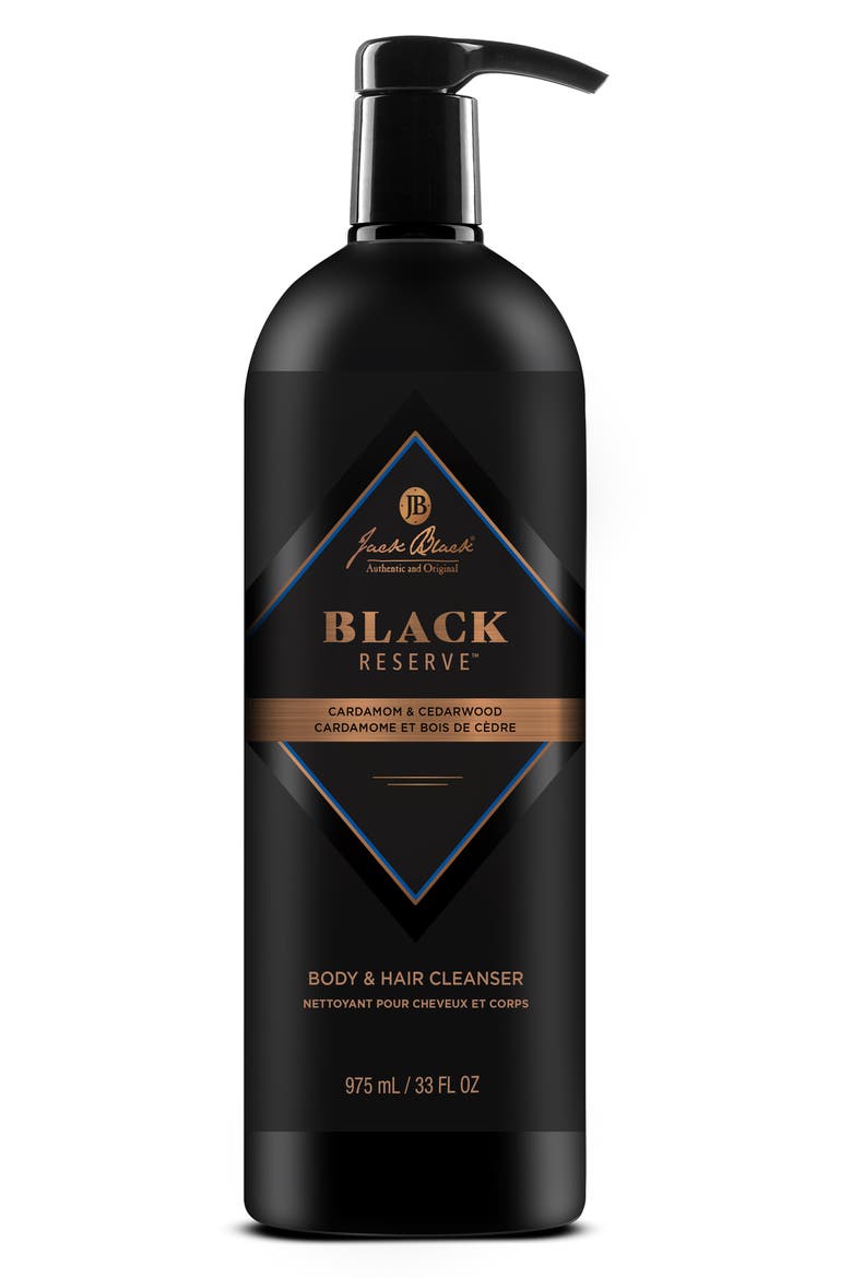 Black Reserve Body & Hair Cleanser, Main, color, NO COLOR