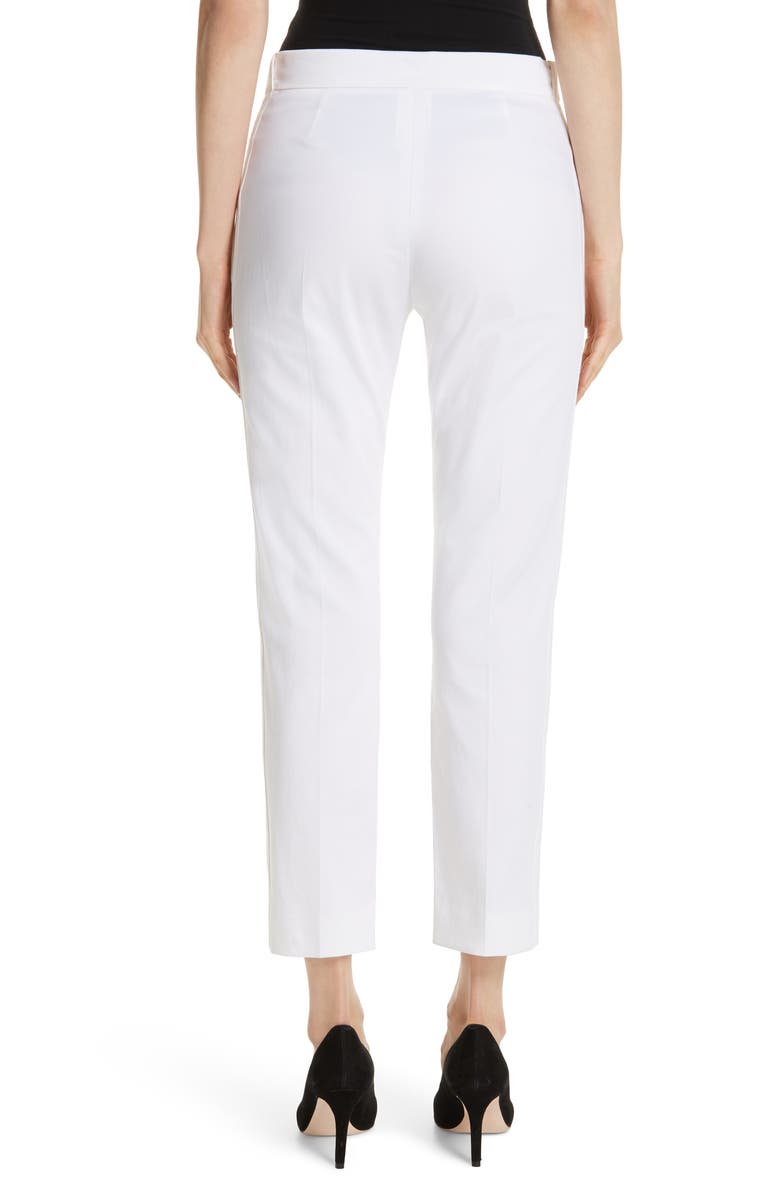 Max Mara Papy Crop Stretch Cotton Pants, Alternate, color, 
