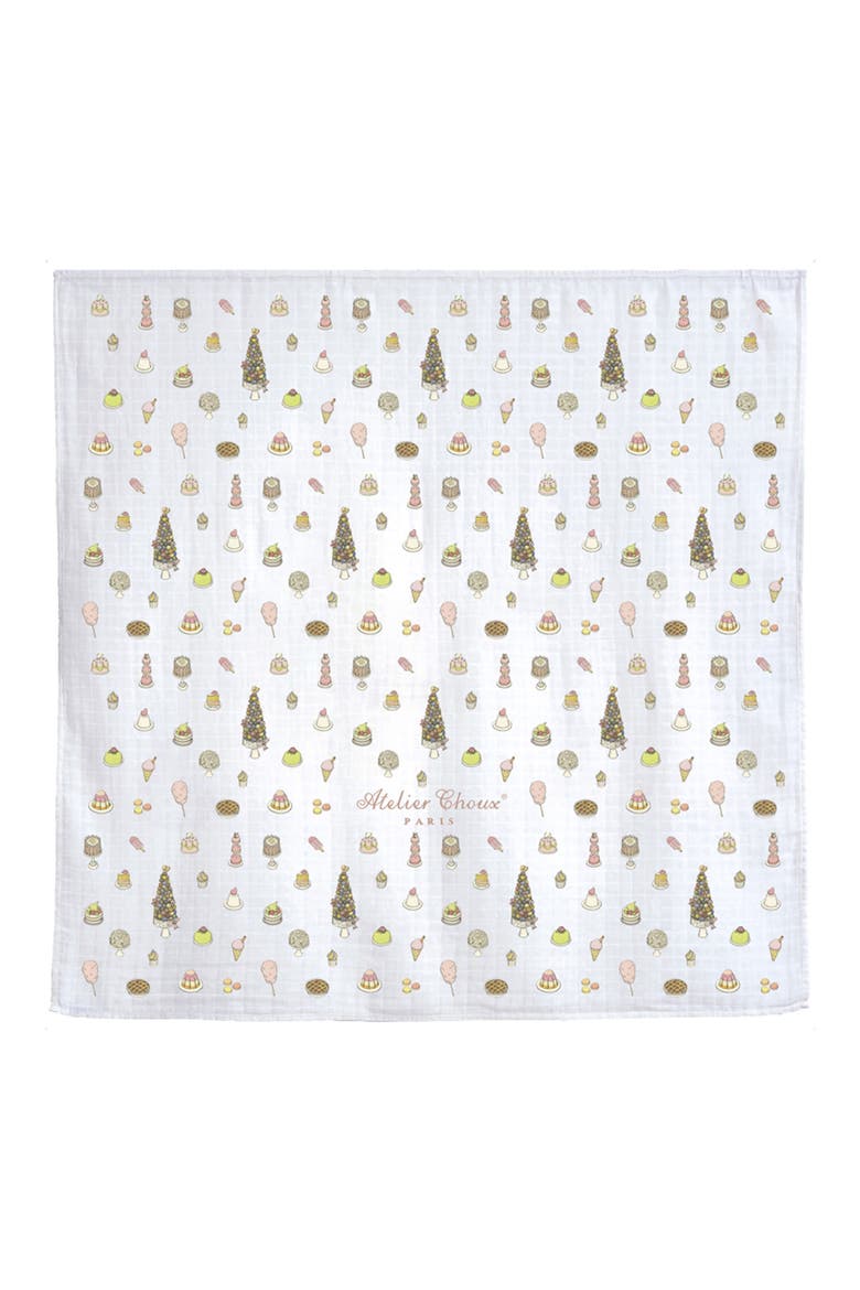 Sweetie Pie Cotton Swaddle, Main, color, MULTI