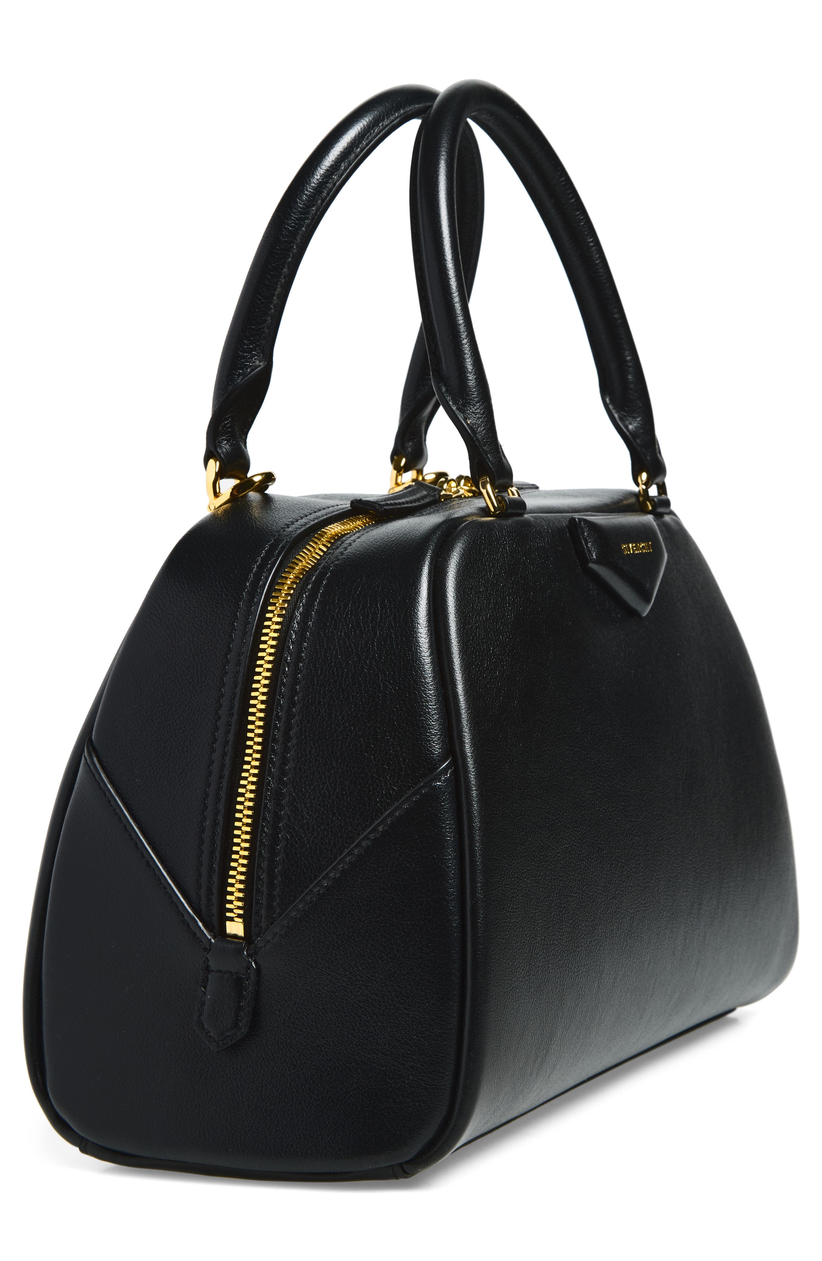 Medium Antigona Soft Leather East/West Top Handle Bag, Alternate, color, 001-BLACK