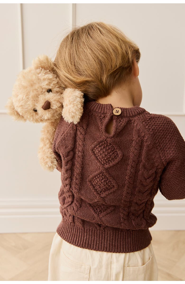 Snuggle Bunnies Stuffed Animal Arthur the Bear, Alternate, color, Tan