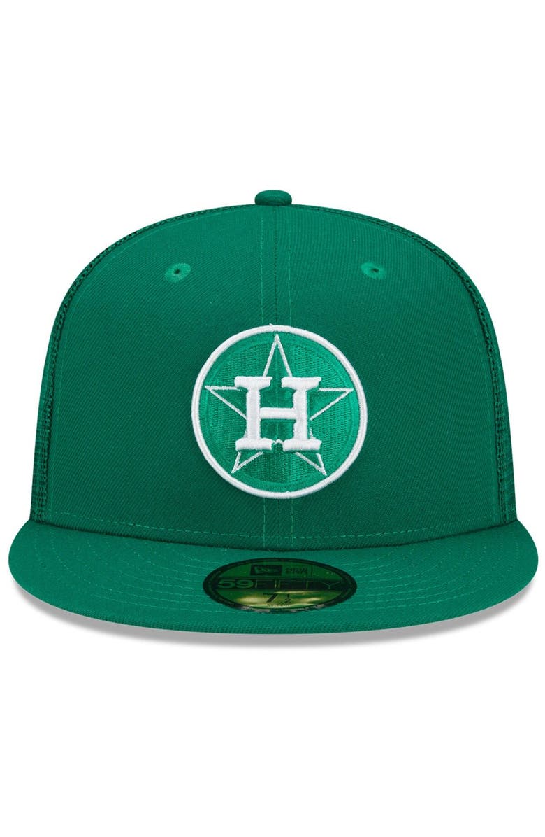 New Era Men's New Era Green Houston Astros 2022 St. Patrick's Day 59FIFTY Fitted Hat, Alternate, color, 