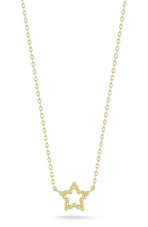 Beaded Star Pendant Necklace