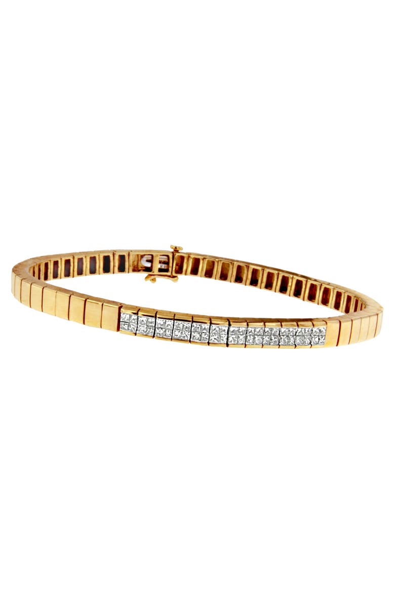 14K Yellow Gold 1.00 cttw Diamond Banded Bracelet, Main, color, Yellow