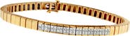 Haus of Brilliance 14K Yellow Gold 1.00 cttw Diamond Banded Bracelet