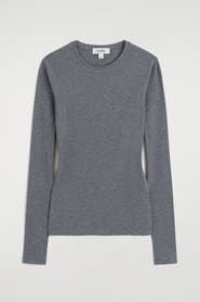 COS Cotton Long-Sleeved Top