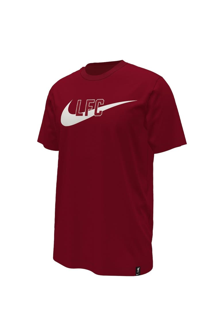 Men's Nike Red Liverpool Swoosh T-Shirt, Alternate, color, Red
