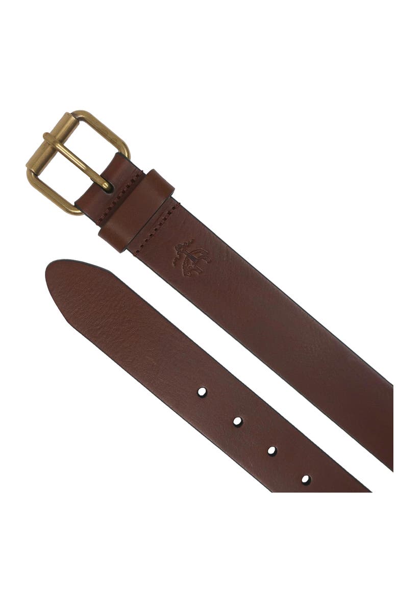 Full Grain Leather Belt, Alternate, color, Medium Brown