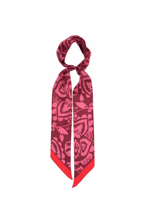 Echo Park Paisley Ribbon Scarf In Pink