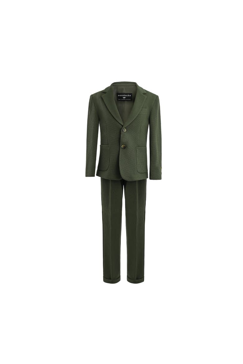 Slim-Fit Suit Set, Main, color, Green