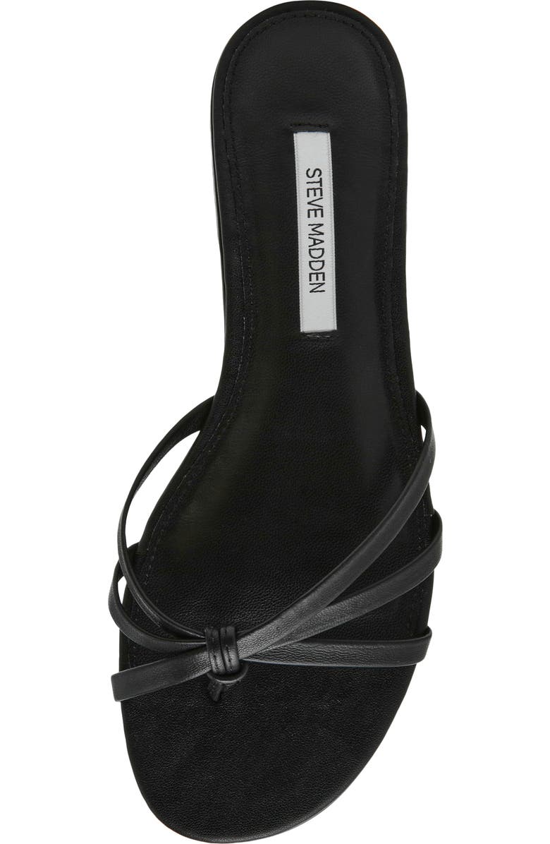 Steve Madden Calissi Flip Flop, Alternate, color, Black Leather