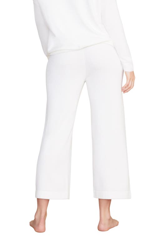 Shop Barefoot Dreams Cozychic Ultra Lite® Culotte Lounge Pants In Pearl