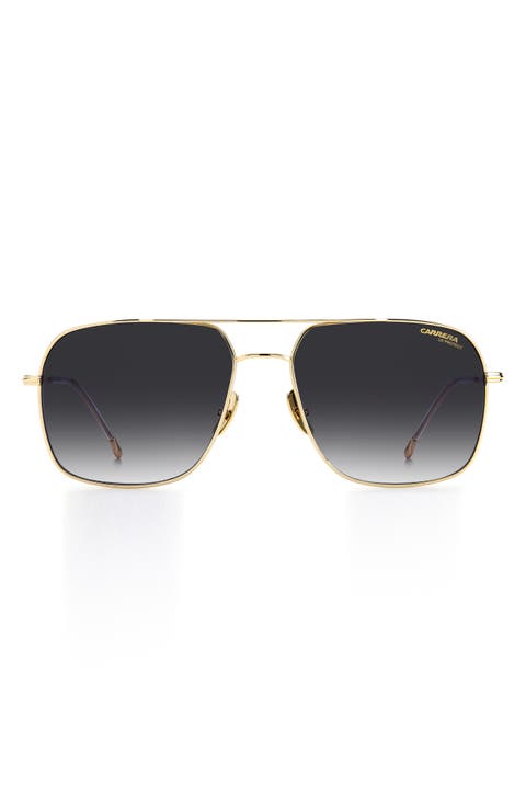 58mm Aviator Sunglasses