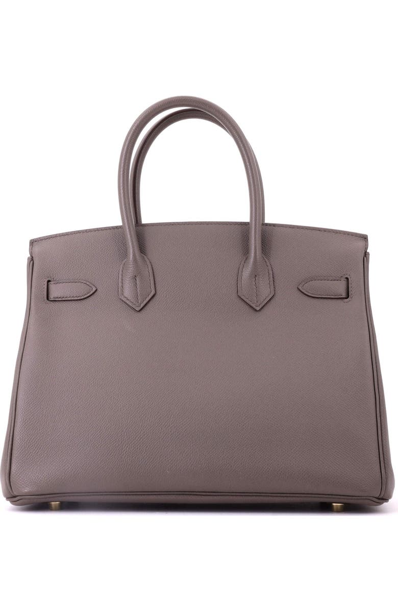 Pre-Owned Hermes Birkin Handbag Grey Epsom with Gold Hardware 30, Alternate, color, Etain