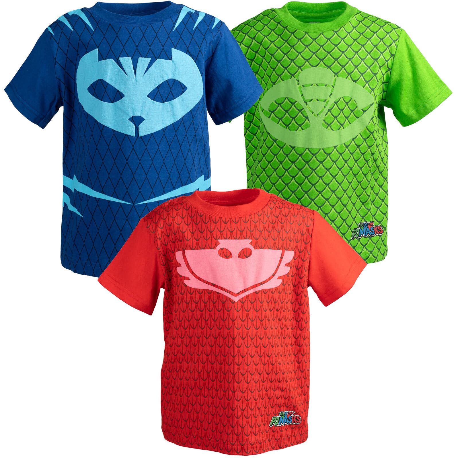 PJ MASKS 3-Pack T-Shirts in Multicolor 